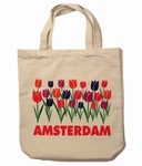 Canvas Draagtas Tulpen Amsterdam 