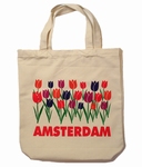 Canvas Draagtas Tulpen Amsterdam 
