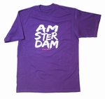 Regular T-Shirt Paint Purple 